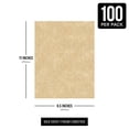 thumbnail image 7 of Aged Stationery Parchment Recycled Cardstock Paper | 65lb Cover (176gsm) Card Stock | 8.5” x 11” inches | 100 Sheets per Pack, 7 of 7