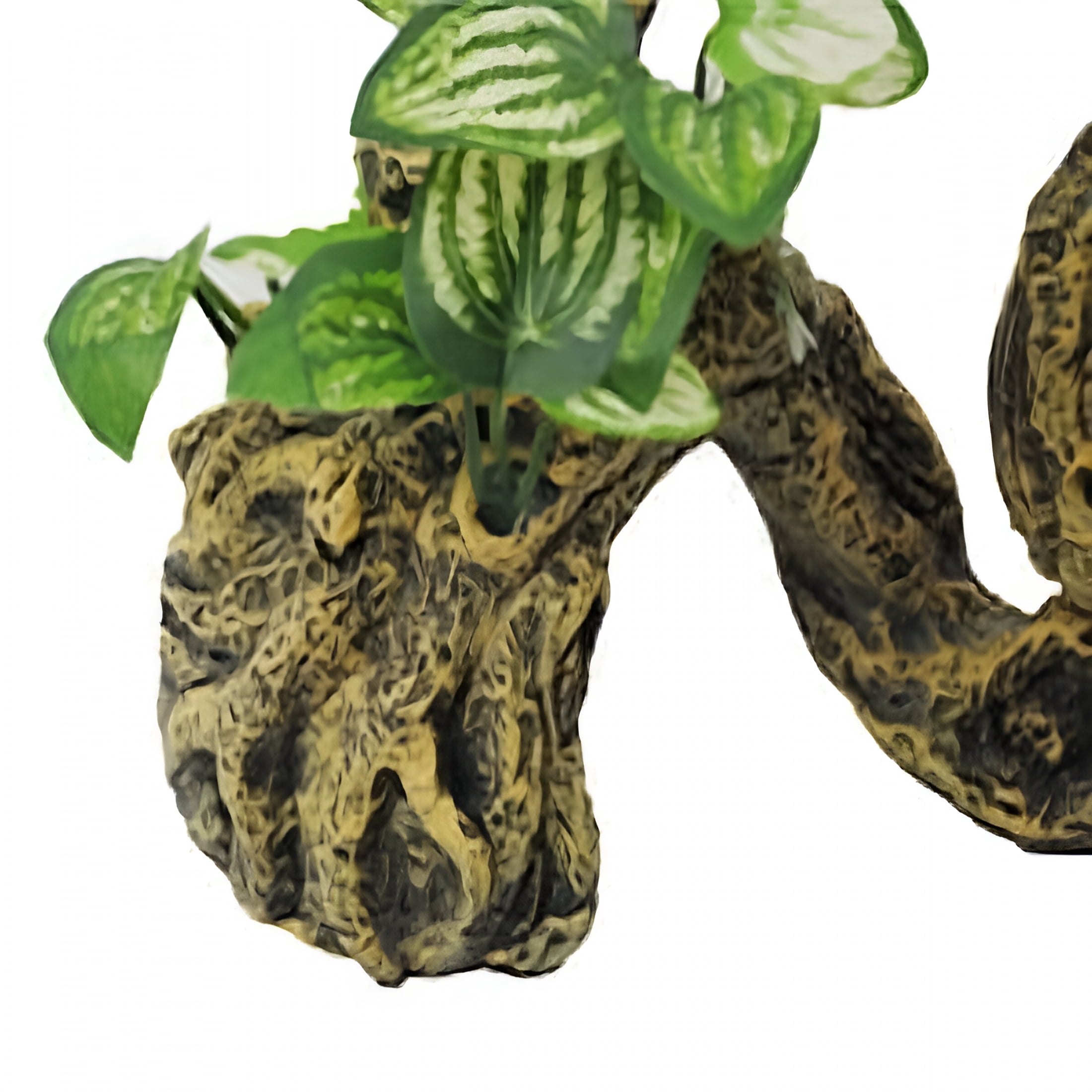 XIBUFE 2026 New Resin Branch for Reptile Tank,Crested Gecko Climbing Branches with Hideout Cave Bearded Dragon Tank Accessories Lizard Terrarium Habitat Plant Decorations for Snake Gecko Spider Frog