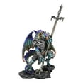 thumbnail image 4 of Aurora Borealis Elemental Dragon With Armor And Long Sword Letter Opener Statue, 4 of 7