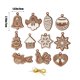thumbnail image 4 of Ofertas Irresistibles, Juego de 11 adornos navideños colgantes de PVC para árbol de Navidad, para sala de estar, familia Akmoler, 4 of 6