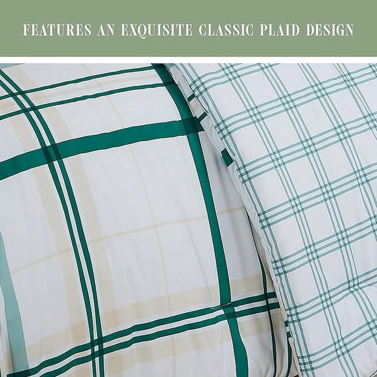 Elegant Comfort 8-Piece Lodge Plaid Reversible Comforter Set, Twin/Twin-XL photo 5