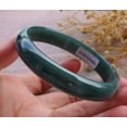 thumbnail image 5 of Icy Green Natural A JADE Jadeite Bangle Bracelet 60 mm 685802 TN, 5 of 10