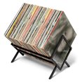 thumbnail image 4 of Vinyl Record Storage Holder,12In Album Holder Display Stand,Metal Vinyl Record Display Rack, CDs Album Holder Display Stand Vinyl Record Organizer, Desktop Display Shelf for Records Book Magazines, 4 of 8
