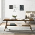thumbnail image 5 of Roundhill Furniture Arona Mid-Century Modern Wood 3 Piece Coffee Table Set, 5 of 6