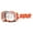 Orange Clear Lens, variant on 2 Bike & Motocross Goggles - MX and MTB Racing Protective Eyewear (MILORI - Mirror Silver Lens)