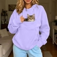 thumbnail image 5 of Hoodie for Womens Long Sleeve Pullover Oversized Hoodies Women with Pet Pocket Womens Clothing XL, 5 of 7