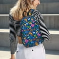 thumbnail image 5 of Disketp Sea Fish Mochila de Lona Estampada, Mochila Escolar de Viaje Ligera para Estudiantes y Portátil-Small, 5 of 5