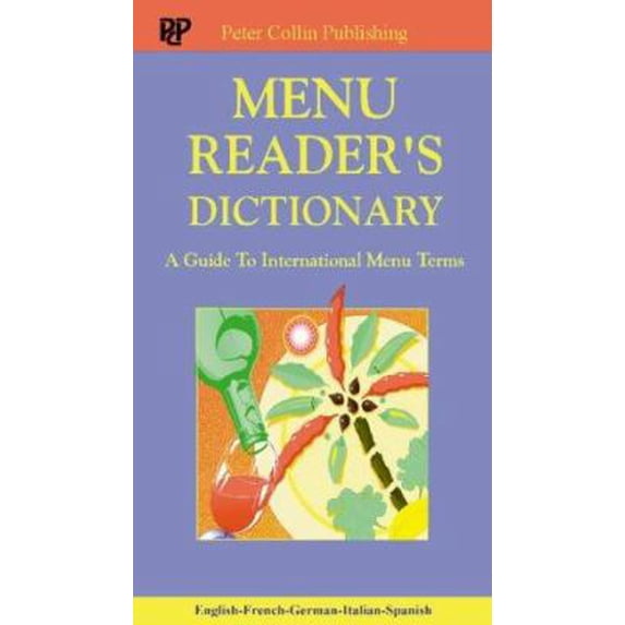 Pre-Owned Menu Reader's Dictionary Paperback