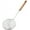 16.5"L,5.5" Strainer Bowl, variant on Spider Strainer Skimmer with Wood Handle - 5.5 Inch Fryer Scoop for Cooking and Frying, Kitchen Utensils Pasta Strainer Spoon