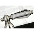 thumbnail image 4 of Kingston KB1758WLLBS Wilshire Two-Handle 4-Hole 8" Centerset Kitchen Faucet with Brass Sprayer in Brushed Nickel, 4 of 7