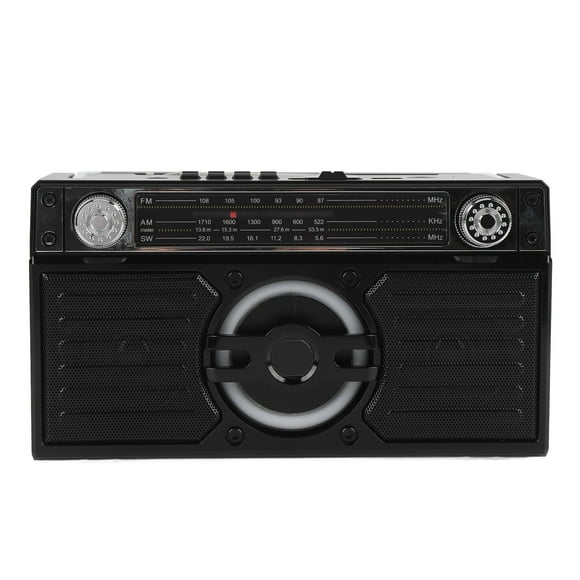 Portable Radio Speaker Multifunctional Rechargeable Multi Band FM AM SW Radio for Travel Long Play Time