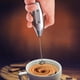 thumbnail image 5 of Espumador de leche recargable con batería, espumador de leche eléctrico, espumador de café para café con leche, capuchino, mezclador de bebidas de Chocolate caliente con, 5 of 5