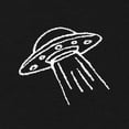 thumbnail image 2 of Dalix UFO Embroidered Fleece Zip Hoodie Cold Fall Winter Mens in Black L Large, 2 of 5