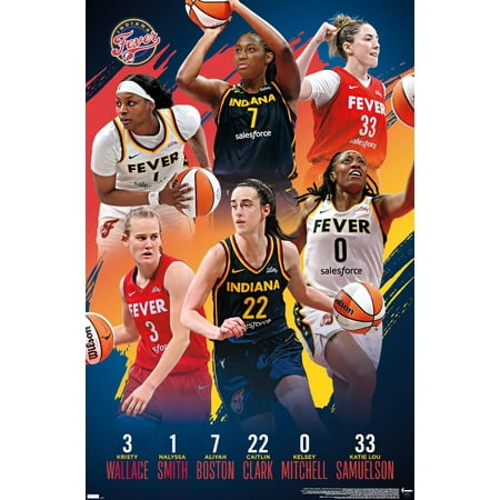 WNBA Indiana Fever -Team 24 Wall Poster 14.725 x 22.375