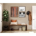 thumbnail image 6 of Kate and Laurel Sylvie Records 33RPM, Victrola Record Player and Vinyl Vibes Framed Canvas Wall Art Set by Various Artists, Set of 3, Brown Frames, Vinyl Record Art Set for Wall, 6 of 6