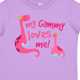 thumbnail image 4 of Inktastic My Gammy Loves Me Girl Dinosaur Girls Toddler T-Shirt, 4 of 5