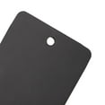 thumbnail image 2 of HEMOTON Plastic Hanging Tags with Iron Gourd Pins for Office Use Durable PVC Material Black Color 200pcs Tag 200pcs Pin, 2 of 5