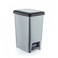 thumbnail image 1 of Superio Slim Pedal Trash Can,16 Qt. (Grey), 1 of 1