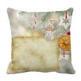 thumbnail image 1 of ABPHQTO Funda de almohada de papel en blanco antiguo de Navidad Funda de almohada Protector de almohada Cama 50x50 cm, 1 of 1
