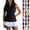 Black, variant on Womens Golf Shirt Sleeveless 2026 Zip Up Polo Shirts for Women Collared Lightweight Tennis Athletic Sports Tank Tops Deep Red L