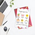 thumbnail image 3 of Cute Thank You Card for Teacher, Sweet Teacher Appreciation Gifts for Men Women, Thank You for Helping Me Grow Card, Unique Teacher Appreciation Gift Ideas from Students, End of Term Gift, 3 of 6