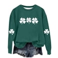 thumbnail image 5 of hengsof Kids St Patricks Day Fashion Pullover, Long Sleeve Round Neck Graphic Sweatshirt for Holiday Festivities, Ages 1 to 13 Years, 5 of 5