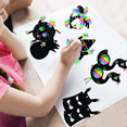 thumbnail image 4 of MALLMALL6 Hawaiian Scratch Card Art Craft Kits for Party Decoration, 60 Piece, 4 of 6
