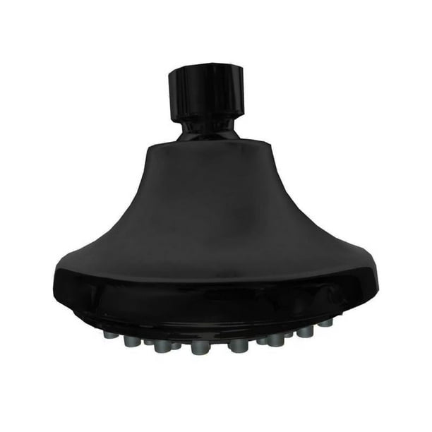 Cabezal de ducha Danco, 5 ajustes, negro mate, velocidad de flujo de 1.8 gpm