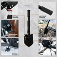 thumbnail image 2 of 72 HRS Pelle Compacte Pliable - Multitool en Acier au Carbone Robuste comme Pelle, Houe, Pioche, Scie, Clé, Ouvre-Bouteille pour le Camping, la Randonnée, le Backpacking, la Neige, les Voyages, la Survie et les Urgences, 2 of 6