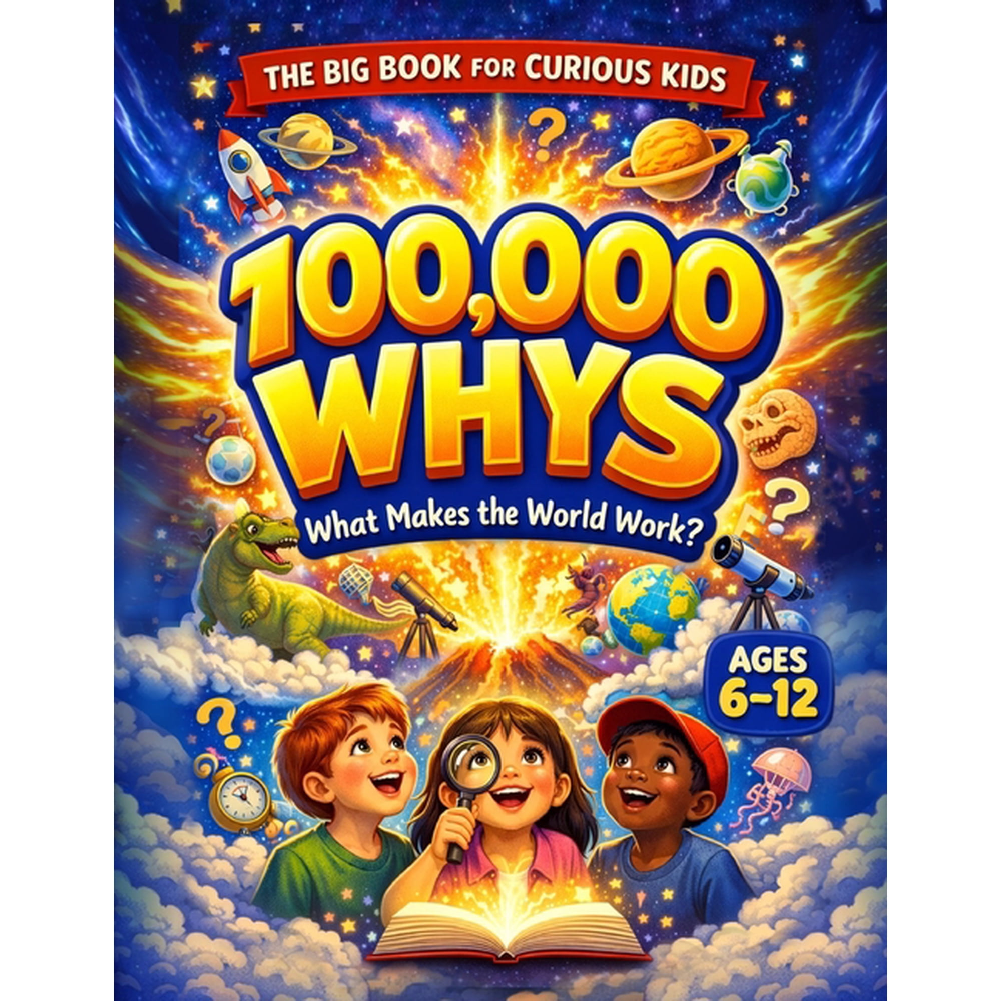 100,000 Whys - The Big Journey for Curious Kids: An Extraordinary Collection of Big Questions, Fascinating Answers, and , (Paperback)
