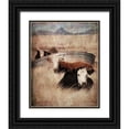 thumbnail image 1 of Murdock, Ramona 26x32 Black Ornate Wood Framed with Double Matting Museum Art Print Titled - Watering Hole, 1 of 4