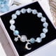 thumbnail image 4 of Niche Design Star Chain Tassel Bracelet for Women Fantasy Blue Crystal Beads Elastic Rope Bracelet Best Friend Jewelry Gifts, 4 of 5