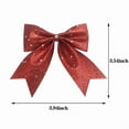 thumbnail image 4 of Homirary 12pcs Christmas Bows, Bows for Christmas Tree Decorations Bows with Gold Twist Ties, 4 of 6