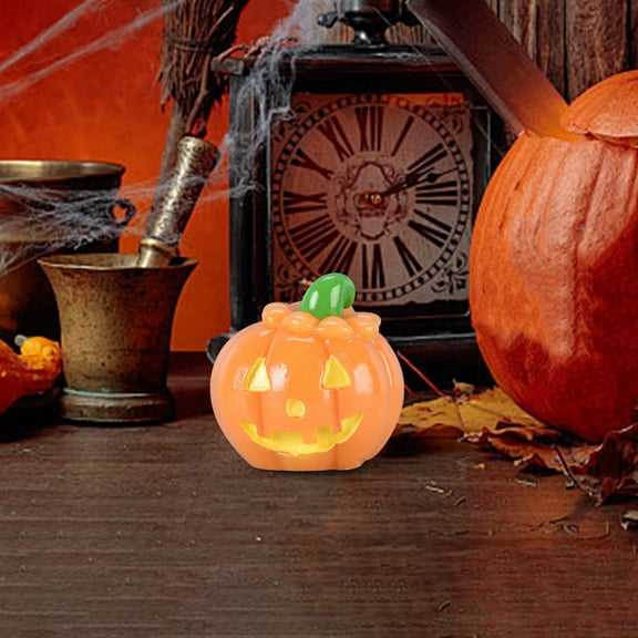 SDJMa Mini Pumpkin Decorations ,Mini Pumpkins Halloween Pumpkin Figurines, Halloween Thanksgiving Ornament, Miniatures Pumpkin Kit for Fall Halloween Decorations Home Decor