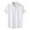 White, variant on JTieacloth Business Casual Shirt Male Solid Color Jacquard Striped Shirt Pure Cotton Short Sleeve Lapel Button Down Shirt Green