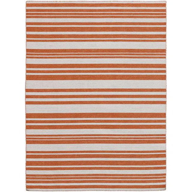 Amer ELA20406 4 x 6 ft. Elana Modern Design Flat-Weave Rug, Orange