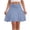 Blue(Skirt), variant on Womens Athletic Skorts V-Cross High Waisted A-Line Tennis Skirt with Pockets Active Golf Skater Skort Mini Skirt