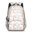 thumbnail image 2 of Boho Bohemia Rainbow Backpack for School,Cute School Bag,Schoolbag with Adjustable Shoulder Straps & Padded Back,16.9 Inch, 2 of 5