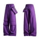 thumbnail image 4 of Mono de secado rápido y pierna ancha para mujer: cintura elástica, múltiples bolsillos, impermeable, pantalón para senderismo al aire libre, 4 of 4