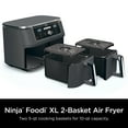 thumbnail image 6 of Ninja Foodi 6-in-1 10-qt. XL 2-Basket Air Fryer with DualZone Technology, DZ401, 6 of 9