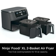 Ninja Foodi 6-in-1 10-qt. XL 2-Basket Air Fryer with DualZone Technology, DZ401