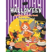 Halloween Coloring Activity Book For Kids Ages 4-8 : Halloween Coloring Book for Toddlers and Preschool - Original Gift for Boys and A Fun Children Coloring book for Halloween. (Paperback)