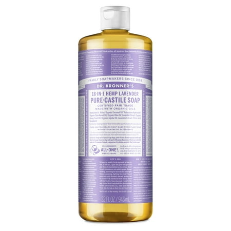 Dr. Bronner's Pure-Castile Liquid Soap – Lavender – 32 oz