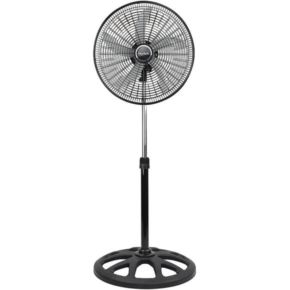 VENTILADOR PEDESTAL MYTEK 3404 18 PUL 5 ASPAS 120w negro 1 MyTek 3404