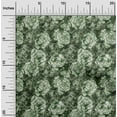 thumbnail image 2 of oneOone Cotton Cambric Dark Green Fabric Asian Batik Floral Sewing Craft Projects Fabric Prints By Yard 42 Inch Wide, 2 of 4