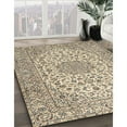 thumbnail image 2 of Ahgly Company Indoor Square Traditional Brown Persian Area Rugs, 8' Square, 2 of 6