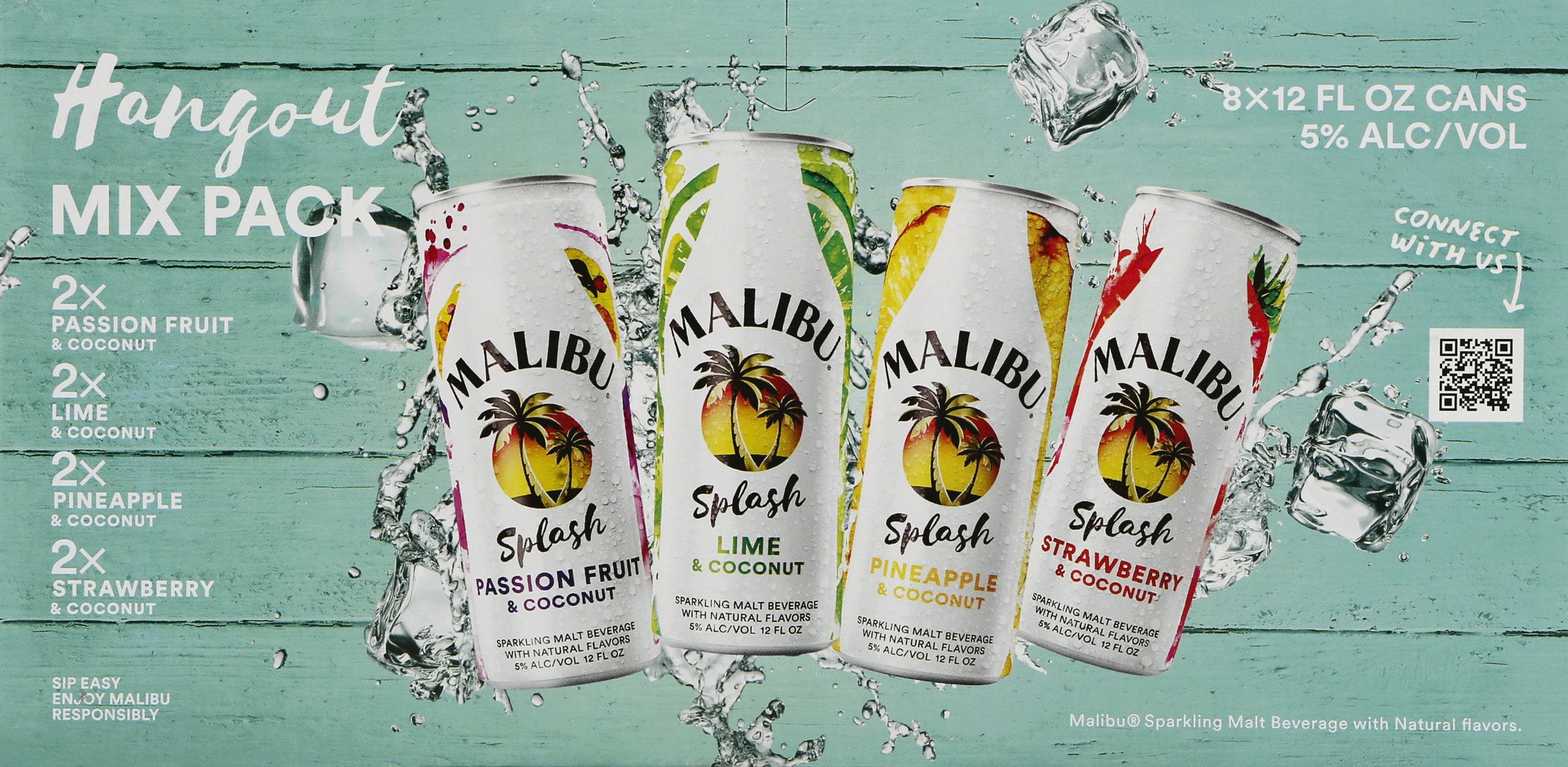 Malibu Beer Malibu Splash Variety 8pk Walmart Com Walmart Com