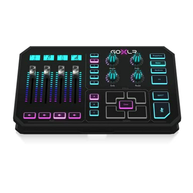 TC Helicon GoXLR Revolutionary Online Broadcaster Platform with 4-Channel  Mixer, Motorized Faders, Sound Board and Vocal Effects, Officially  Supported