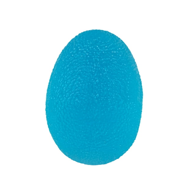 Ejercitador de fuerza para dedos con forma de huevo de silicona de alta elasticidad para entrenamiento de agarre, herramienta de descompresión para agarre manual para adultos y niños.