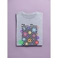 thumbnail image 3 of 70s Groovy Retro Flower Power Shaped T-Shirt Women -Image by Shutterstock, Female XX-Large, 3 of 4